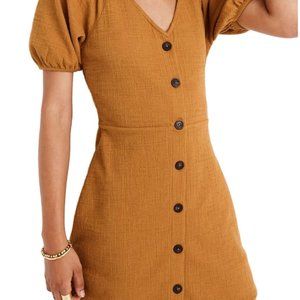 Madewell Short Sleeve Button Down Dress